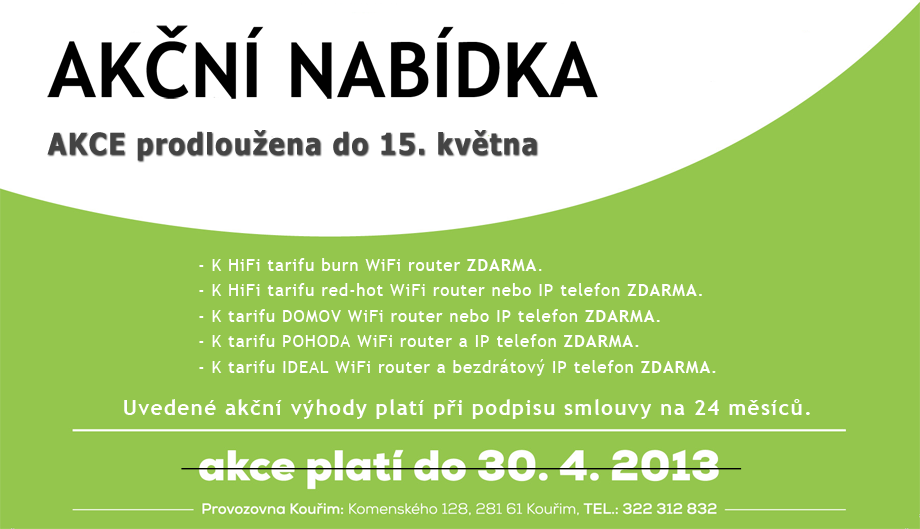 akce prodloužena